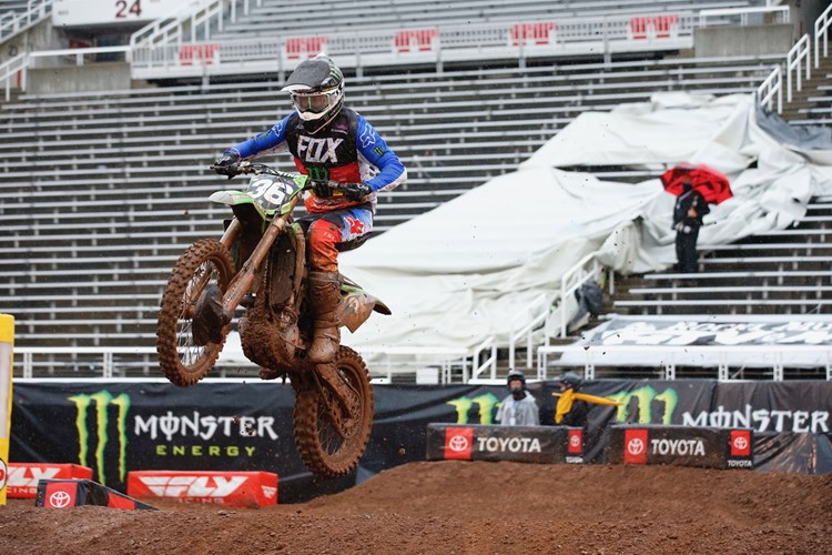 Monster Energy® Kawasaki Rider Eli Tomac Captures Seventh Win of the Season to Extend his Points Lead photo
