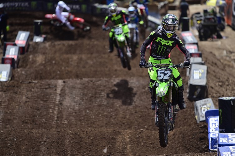 Monster Energy® Kawasaki Rider Eli Tomac Takes 450SX Championship in Monster Energy Supercross Finale photo