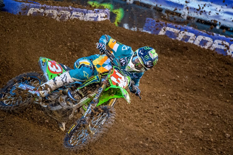 Monster Energy® Kawasaki Rider Eli Tomac Extends Points Lead with Podium Finish photo