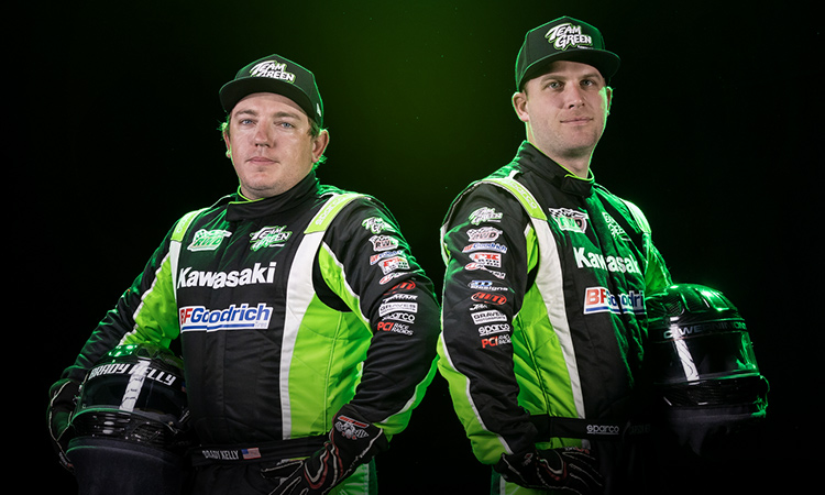 riders on the race track