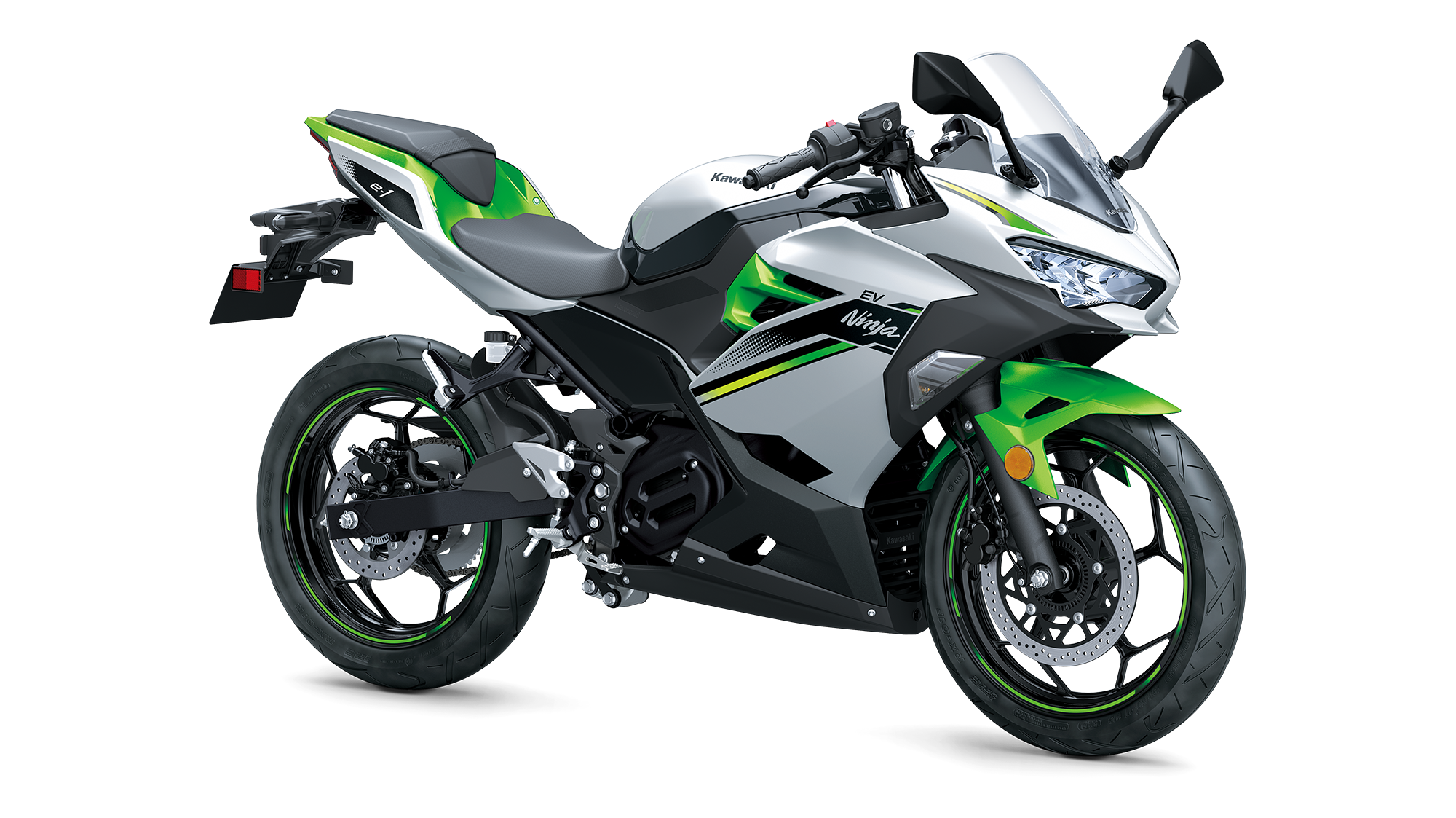Photo of a Ninja® e-1 motorcycle