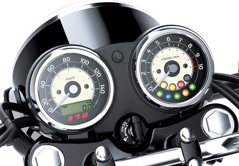 LOOKS INSPIRED BY PAST MEGURO MODELS 