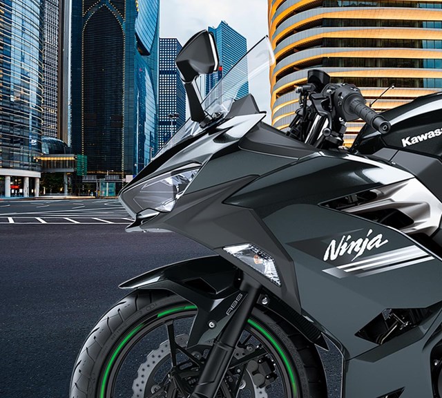 Image of 2022 NINJA 250 in action