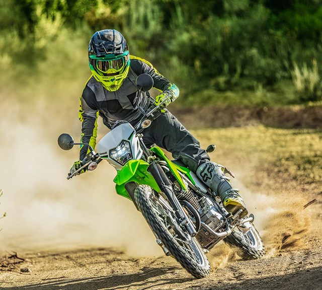 Image of 2023 KLX230 S in action