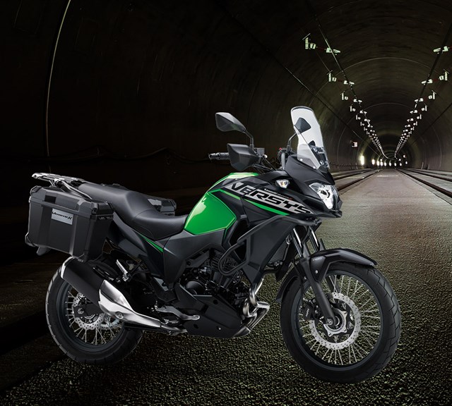 Image of 2023 VERSYS-X 250 TOURER (NON-ABS) in action