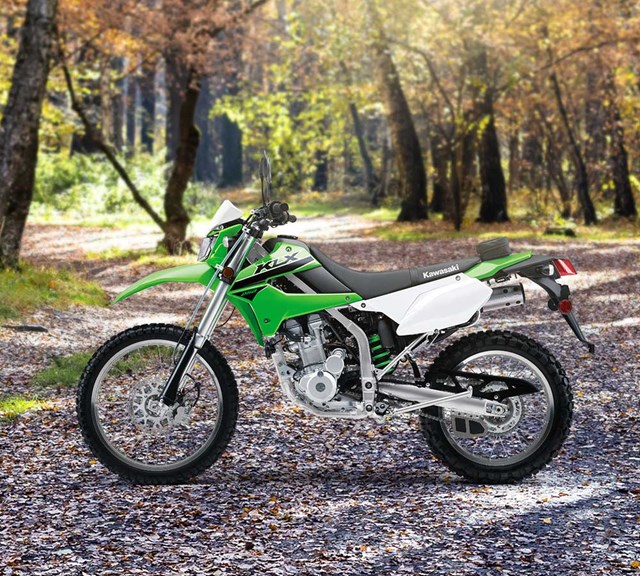 Image of 2023 KLX250 in action