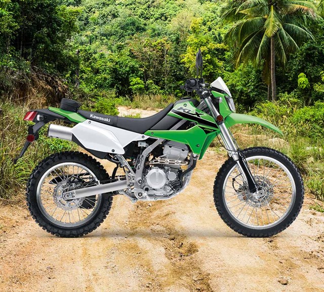 Image of 2024 KLX250 in action