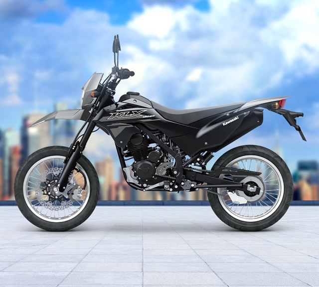 Image of 2027 KLX150SM in action