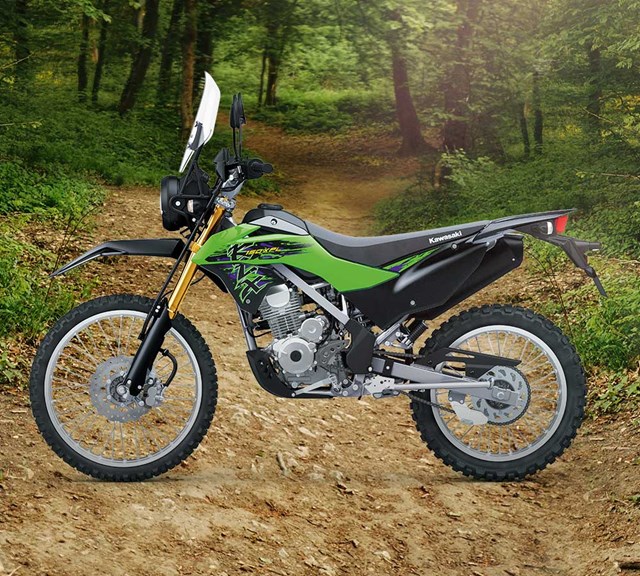 Image of 2027 KLX150 XPL in action