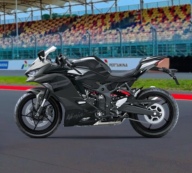 Image of 2027 NINJA ZX-25R SE in action