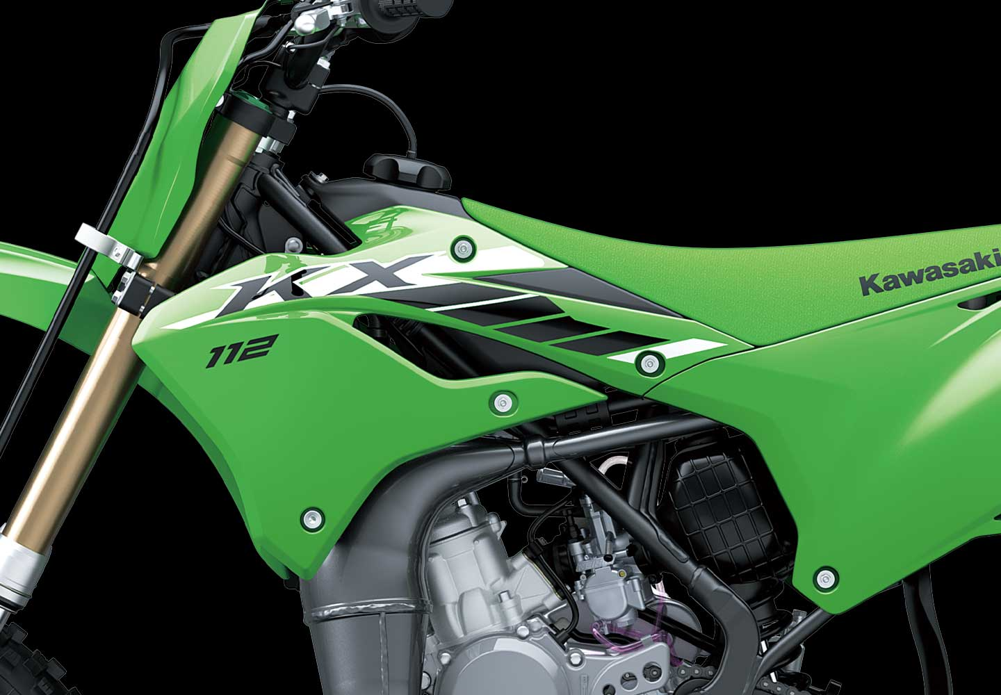 Kawasaki KX112｜競技用車両｜パワーと耐久性を兼ね備えた