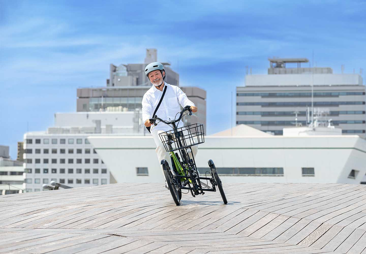 Kawasaki noslisu | 3輪電動ビークル| 快適で気軽な移動体験を