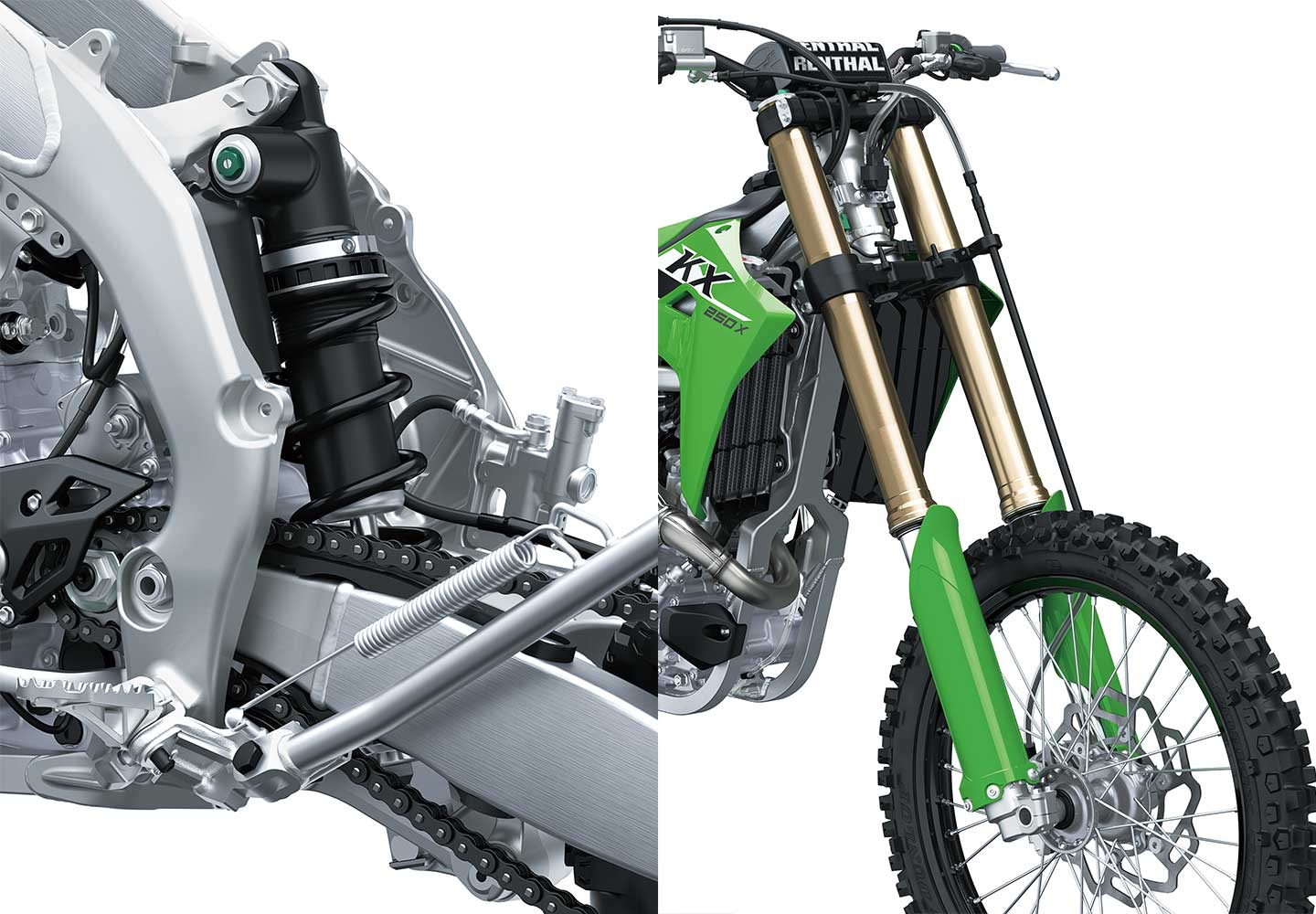 Kawasaki KX250X | 競技用車両|ハイパフォーマンスなクロスカントリー