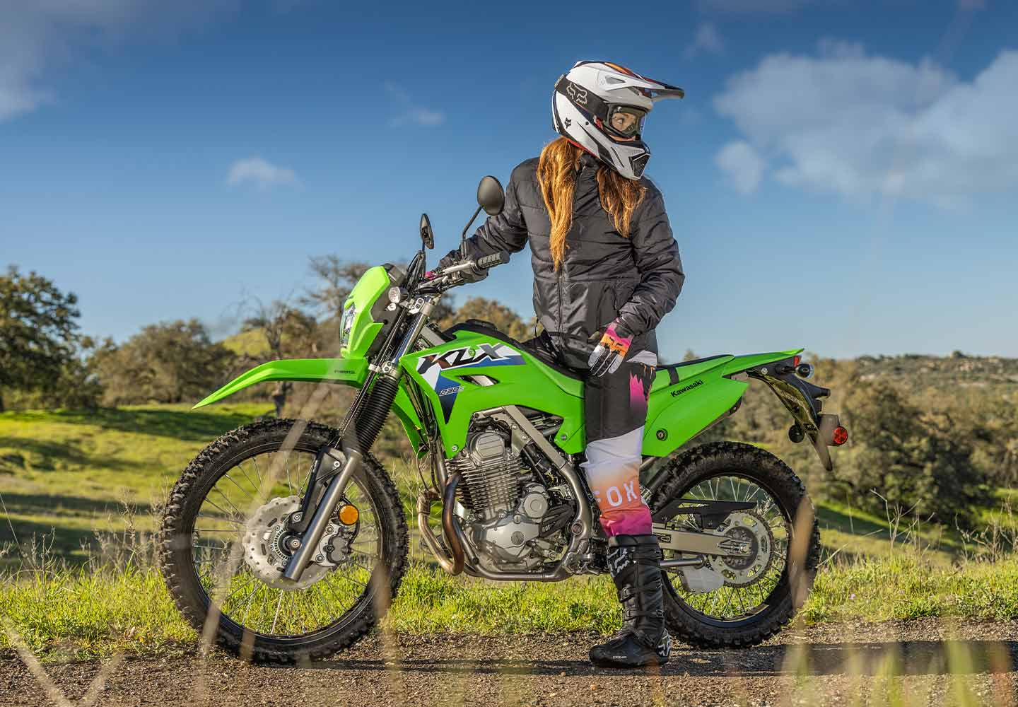 Kawasaki KLX230 | デュアルパーパスモーターサイクル | 軽量なオン