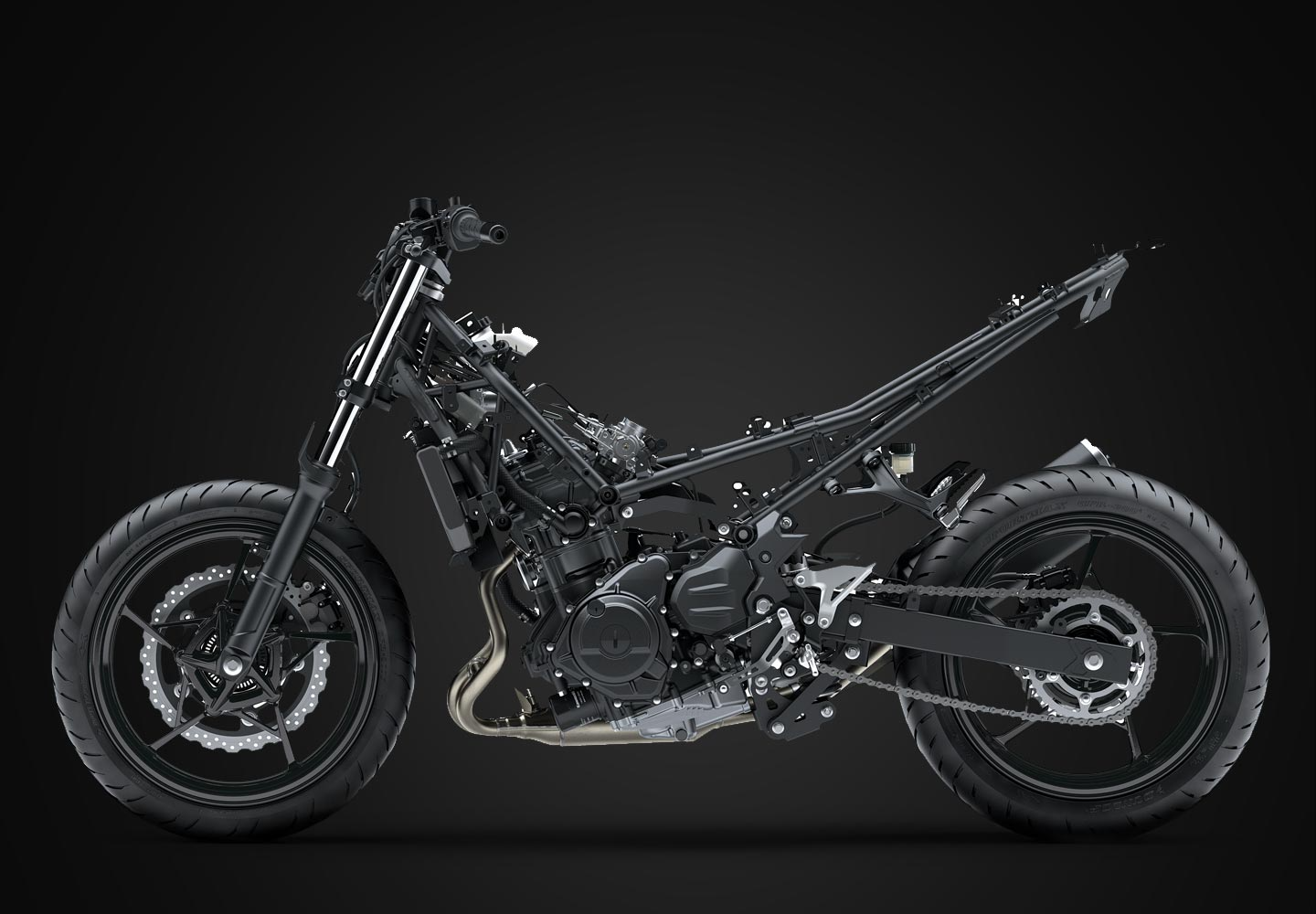Kawasaki Z400| スーパーネイキッドモデル | アグレッシブなスタイリング