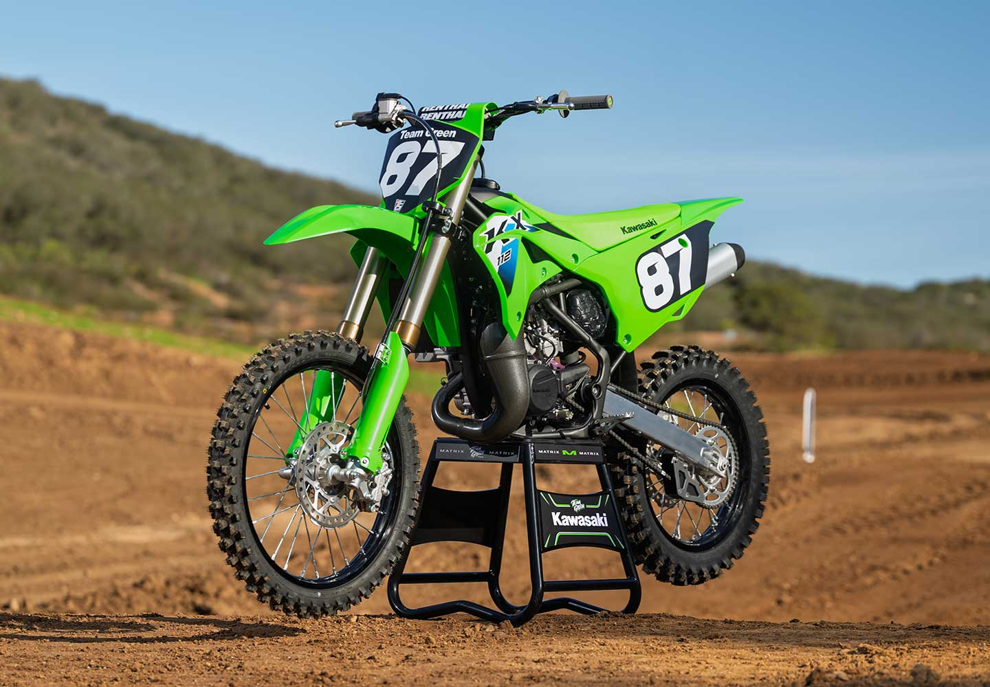 バイク KX112 Kawasaki KX112｜競技用車両｜パワーと耐久性を兼ね備えたモトクロッサー