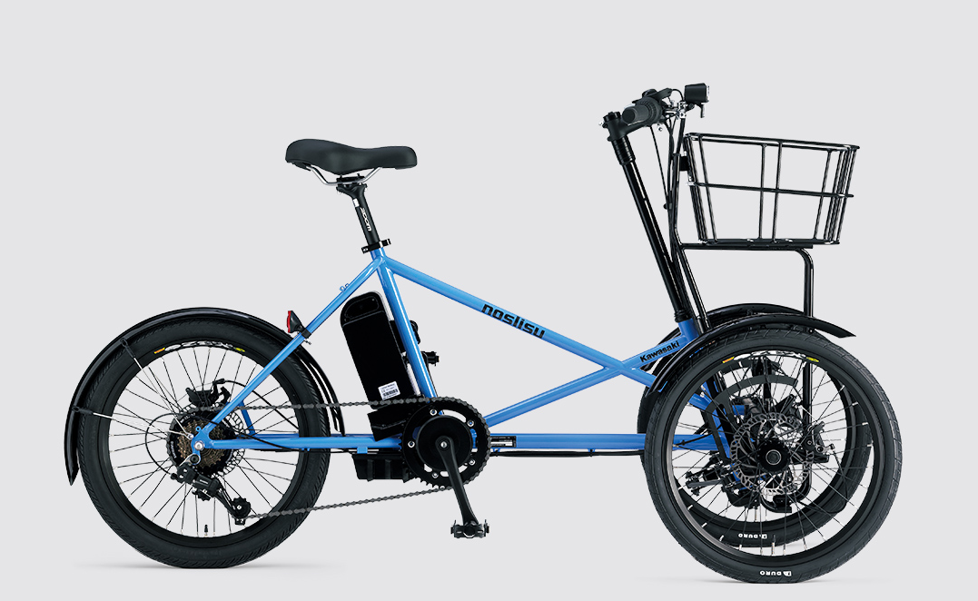 カワサキ ノスリス NOSLISU 電動アシスト自転車【shigeg3】 カワサキ 電動三輪ビークル「noslisu（ノスリス）」の事業化を