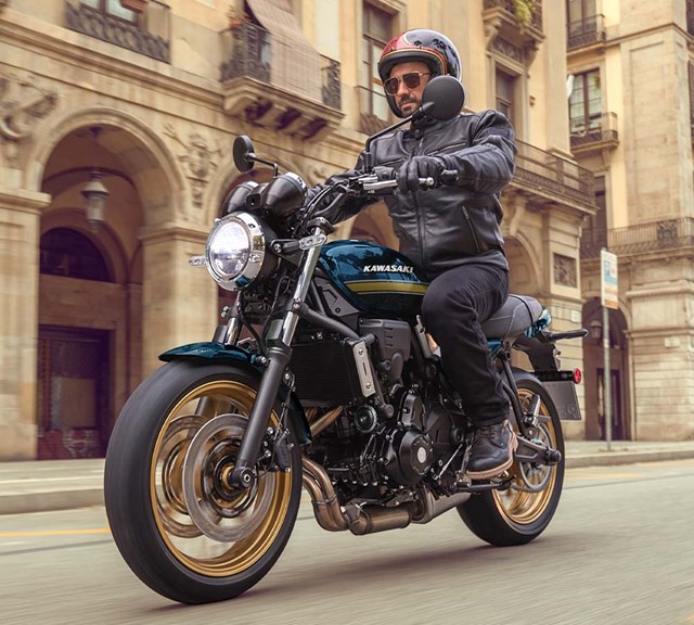 Image of 2026 Z650RS in action