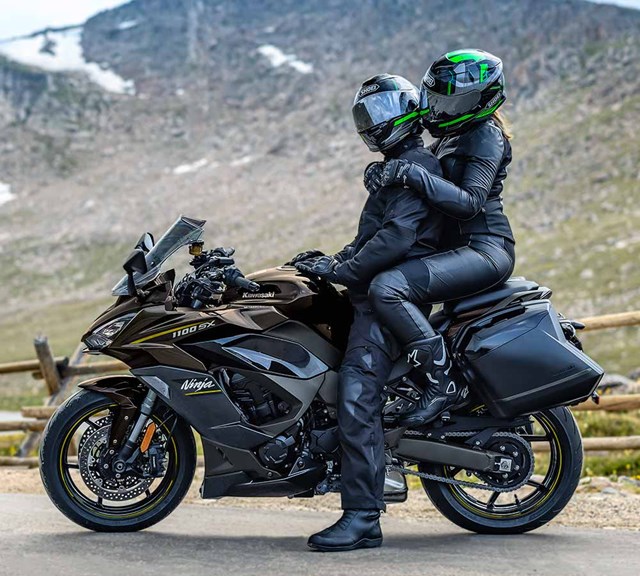 Image of 2026 Ninja 1100SX in action
