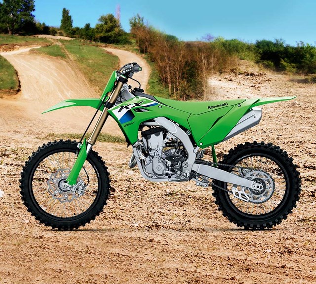 Image of 2027 KX250F in action