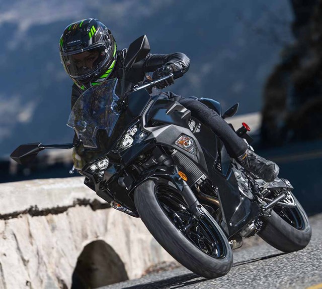 Image of 2026 NINJA 500  in action