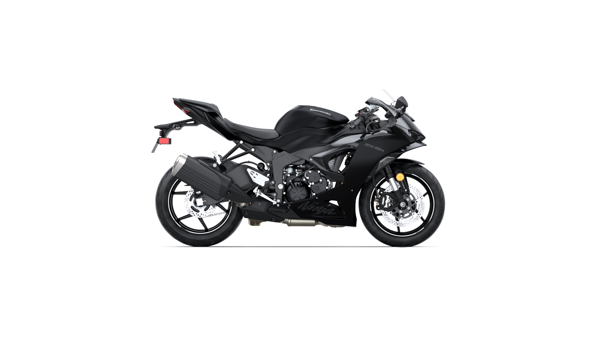Yomogi New 2024 Kawasaki Ninja ZX-6R Metallic Flat Spark Black